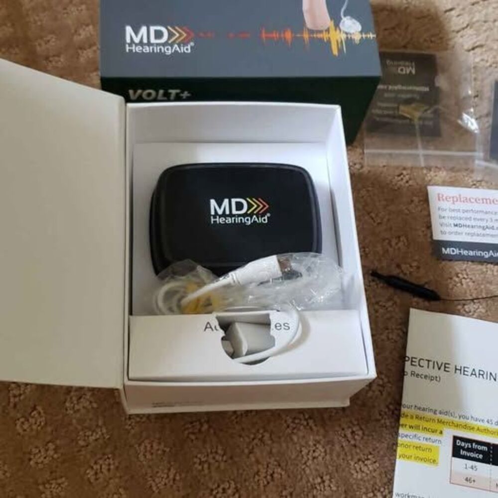 MD HearingAid VOLT+ Digital Hearing Aid Used 1 time